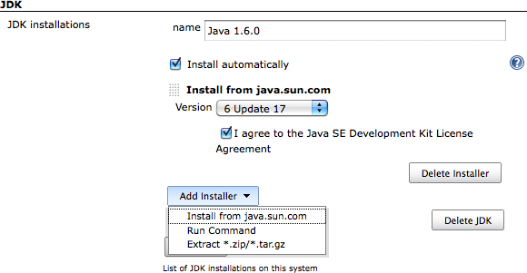 Installer un JDK automatiquement